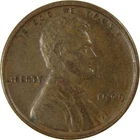 1909 Lincoln Wheat Cent F Fine Details Penny 1c Coin SKU:I26340