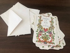 Vintage Gibson Christmas Greeting Cards Lot Of 10 With Envelopes USA Made Unused
