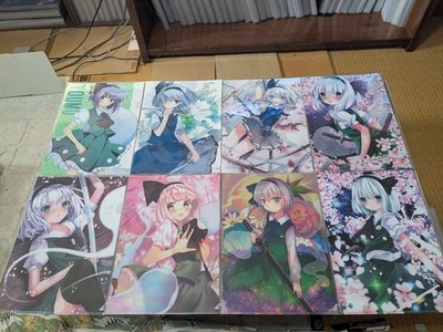 Touhou Project Konpaku Youmu A4 Clear File Set 14 Blatt Kunststoff New Edition