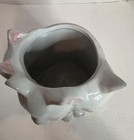 KITTEN CERAMIC PLANTER 6.5" X 6" WHITE adorable piece — photo 6