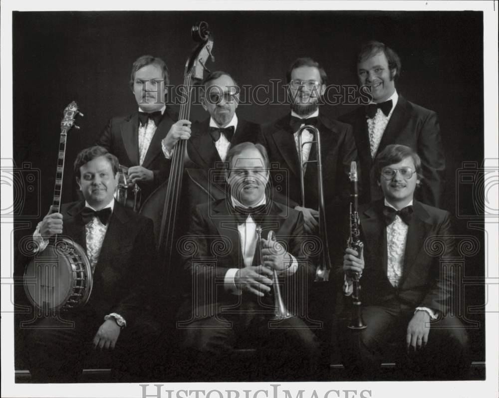 Press Photo Musical artists Jim Cullum and the Happy Jazz Band - sap68988