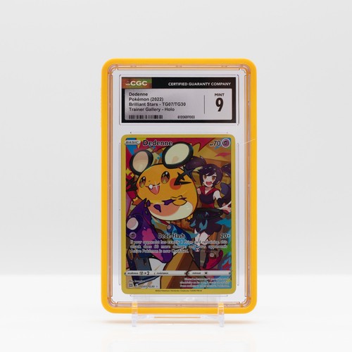 Pokemon Dedenne Holo #TG07/TG30 Brilliant Stars Trainer Gal 2022 - CGC 9