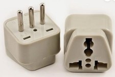 US To Italy Type L Plug Adapter Charger Italian Wall Outlet Converter 3 Prongs