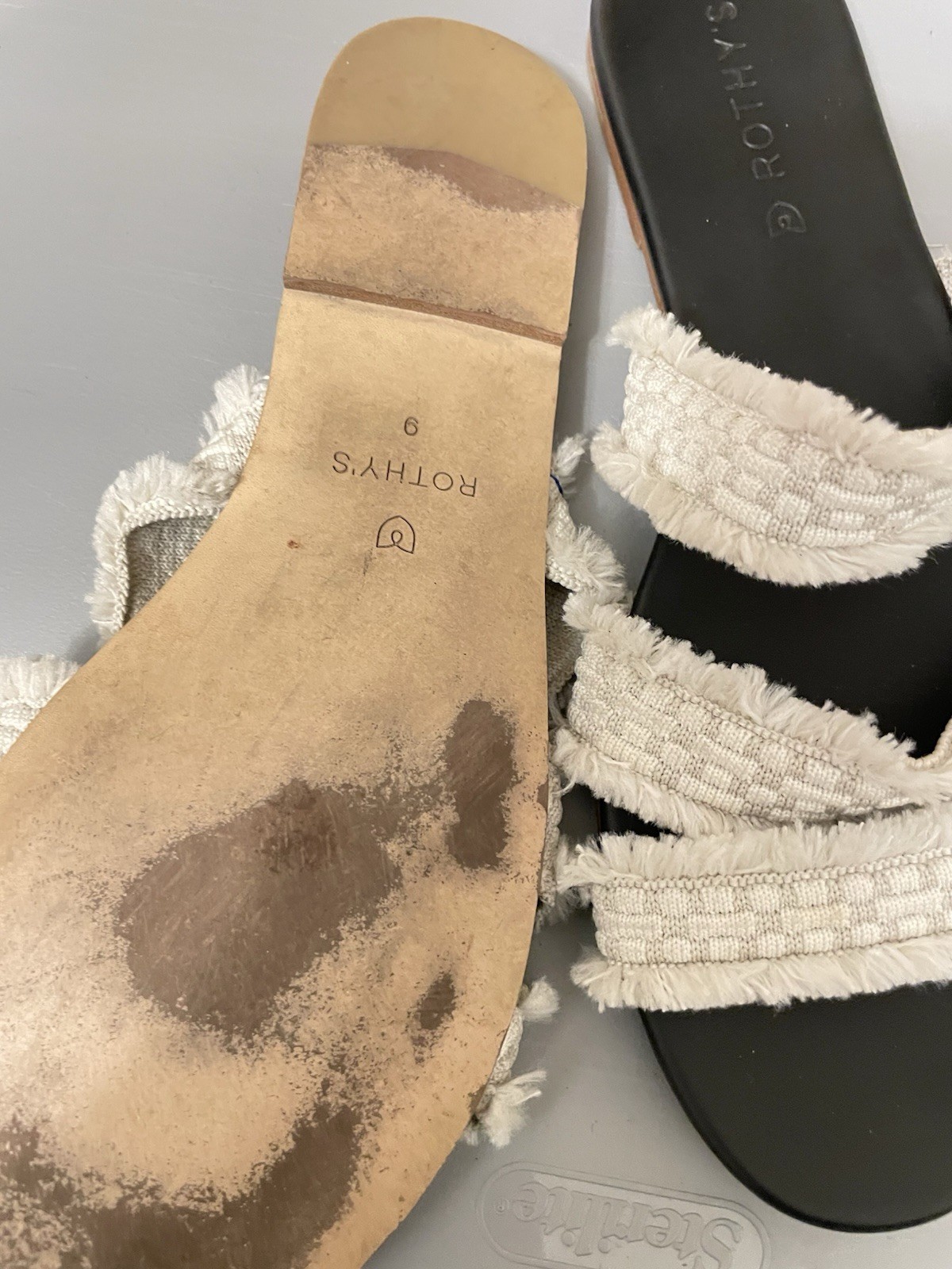 Rothy Slide Sandals Size 9 - image 2