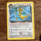 Dark Dragonite 22/82 Rare Non Holo Unlimited Team Rocket Pokémon Card