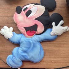 Vintage Baby Mickey Nursery Decoration, Puffy