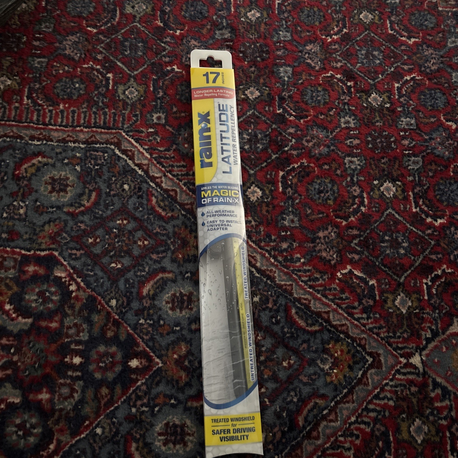 Rain-X 5079274-2 Latitude 2-IN-1 Water Repellency Wiper Blade, 16"