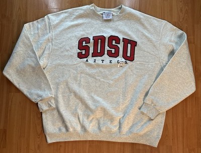 Champion SDSU Aztecs Crewneck Sweatshirt Gray NCAA San Diego State 2XL