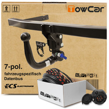 Für Seat Exeo ST 09- Typ 3R5 TowCar Anhängerkupplung abnehmbar & 7poliger E-Satz