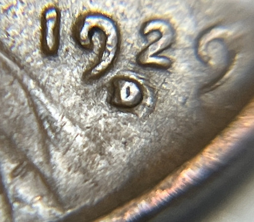 1929 D Lincoln Wheat Penny Error D/D RPM D Over D Repunched mint mark