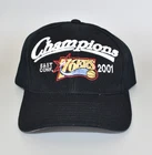 Philadelphia 76ers 2001 Eastern Conference Champions Vintage Snapback Cap Hat