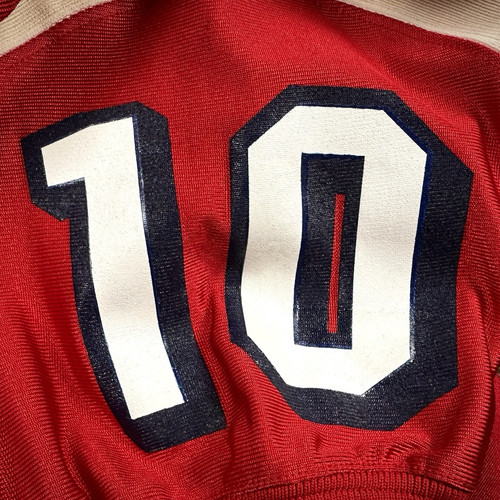 Maglia Nike NCAA Pro Model 2002 Ole Miss Rebels Eli Manning autografo emesso rosso - Foto 13 di 19
