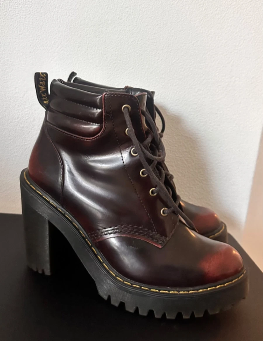 Dr. Martens Red High (3-3.9 in) Heel Height Boots for Women for