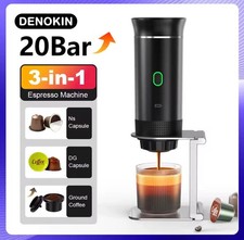Wireless Electric Portable Espresso Machine Travel Capsule Powder Coffee Maker