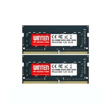 DDR4-2666 32GB 2 x 16GB 260-Pin CL19 1.2V SODIMM SDRAM Internal Memory/Expa...