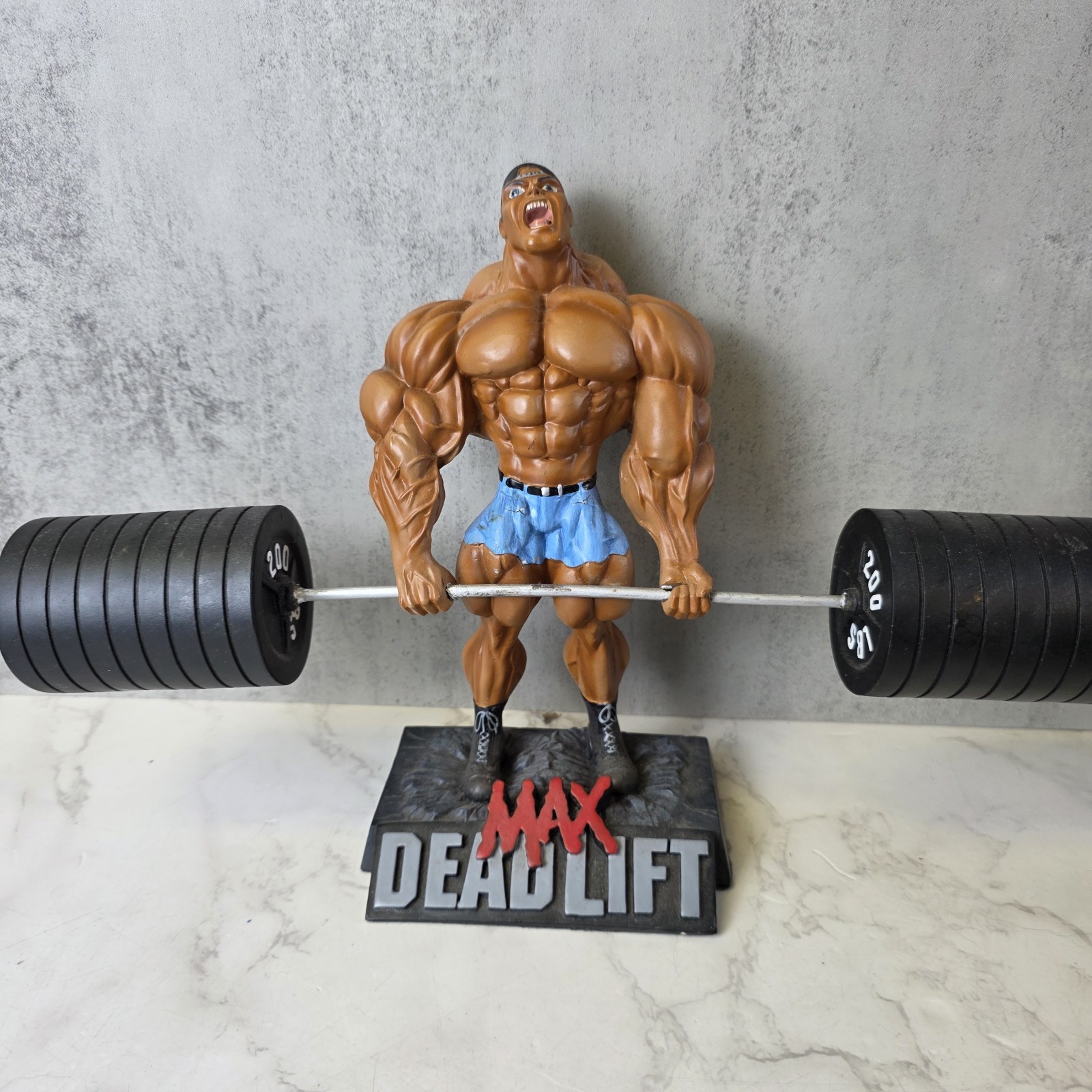 R4 Xtreme MAX Deadlift Figurine Bodybuilding Weightlifting Collectible Statue