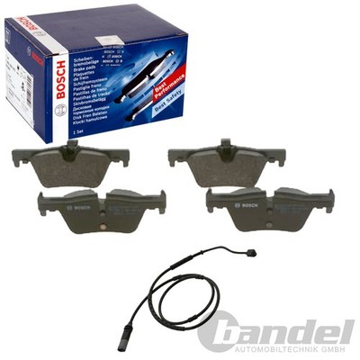BOSCH BREMSBELÄGE HINTEN passend für BMW 1er F20 F21 2er F22 F87 3er F30 F80