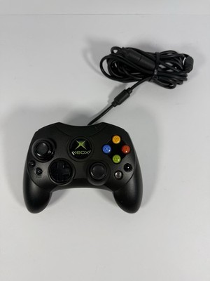 OEM Microsoft Original Xbox Wired Controller (Type-S) Tested +Breakaway Cable #1