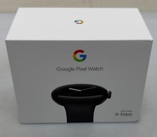 Google Pixel Watch  with fitbit - Matte Black / Obsidian - Excellent Boxed