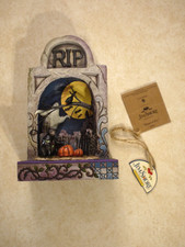 Jim Shore Heartwood Creek Haunted Eve Figurine Light Up Graveyard 4017589