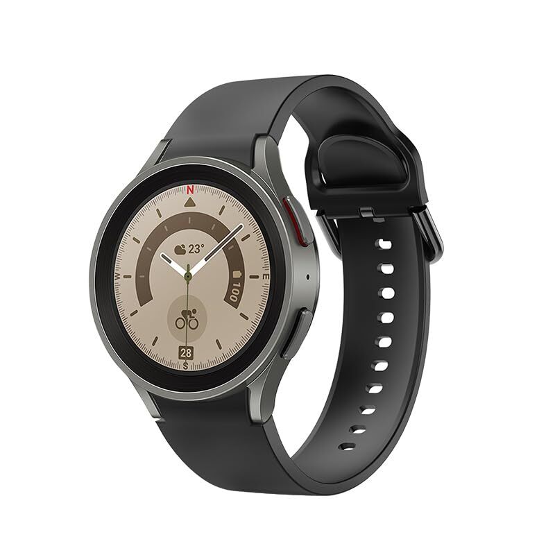 System-S Cinturino 20mm in silicone per Samsung Galaxy Watch 5 4 (J3q)