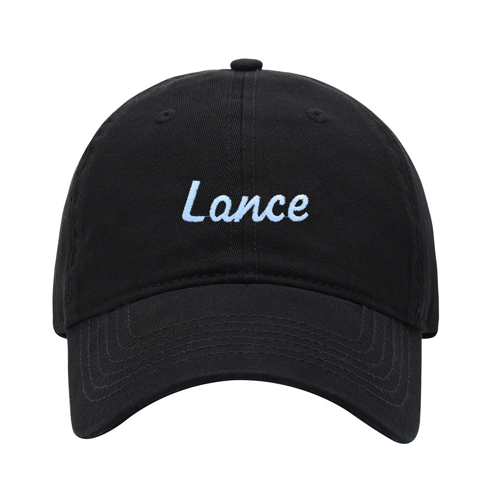 Baseball Cap Men Name Lance Gift Embroidered Washed Cotton Dad Hat Baseball Caps