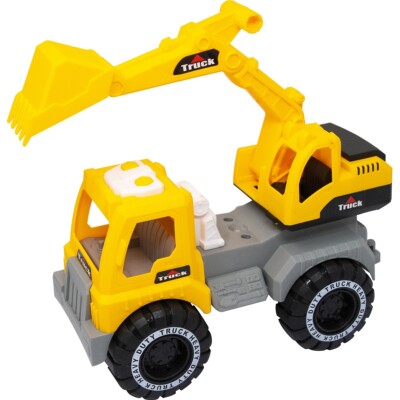 BAU GEBAU FAHRZEUG LKW BAGGER GRABEN JUNGEN KINDER SPASS SPIELZEUG WEIHNACHTSGESCHENK NEU