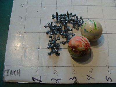 vintage set of JACKS w two rubber balls, neat.