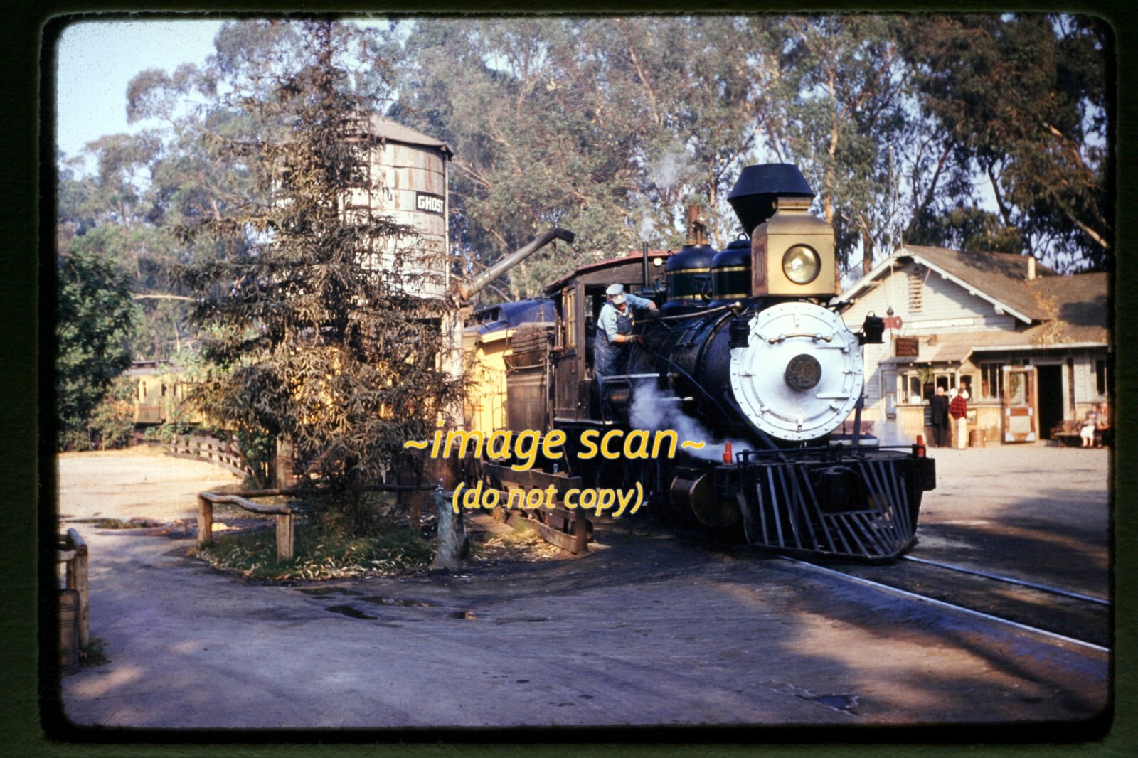 Steam Knott's Berry Farm California in 1950's, Kodachrome