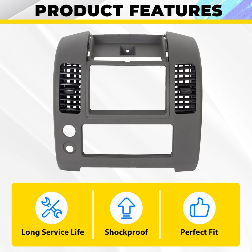 For 05-20 Nissan Frontier Center Dash Console Instrument Panel Lid ...