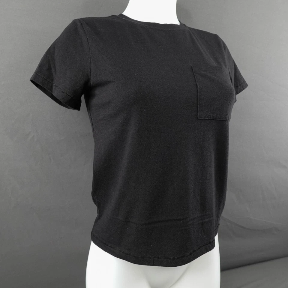 Camiseta Arizona Mujer XS Negra Básica Atletismo Minimalista Salón  Foto 3 de 4