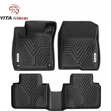 YITAMOTOR Floor Mats for 2018-2022 Honda Accord Sedan TPE Rubber All Weather