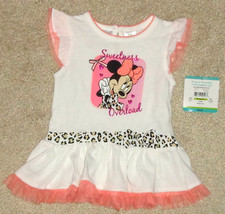 Disney Minnie Mouse Baby Girls Dress Sweetness Overload Tulle Trim 6-9 Months
