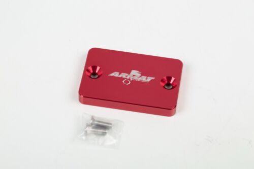 Raptor 700 +17 Throttle Cover Master Cylinder Cover Billet Red by Alba Racing - Picture 3 of 5