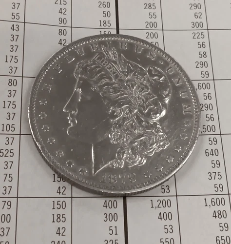 1879-O  SILVER MORGAN  GOOD LOOKING  DOLLAR TP-5285