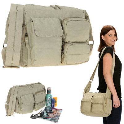 Tasche Damen Handtasche Elephant Day Bag Schultertasche Umhängetasche 3605 Beige