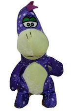 Dinosaur Stuffed animal Purple by A&A Global Industries 12 Inches