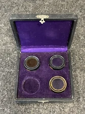 Burke & James Lenses Lot Of 3 The Ideal Copying Lens, Day Filter & Portrait Lens