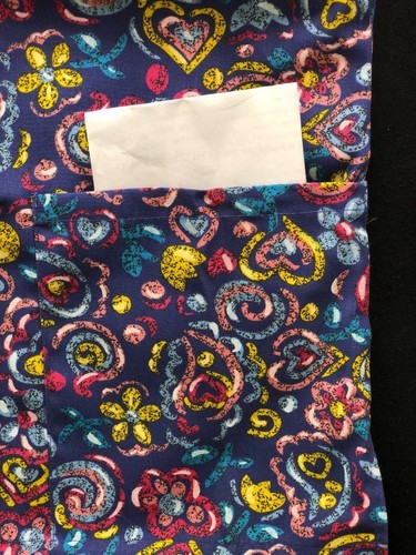 Lot of 2 Scrubs tops-Christina's-flower/heart pattern -blue background XS NEW! - Picture 4 of 8