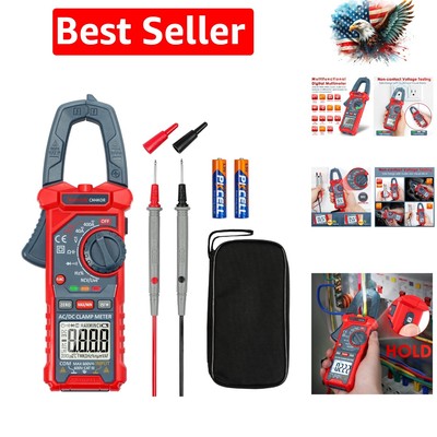 Digital Clamp Meter Multimeter 4000 Counts Auto-ranging Amp Tester Measuring ...