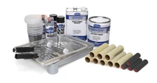 Basic Eastwood OptiFlow Epoxy Primer Kit Set Automotive Roll-On Paint Gray Ba...