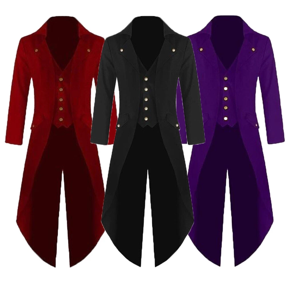 Men tail shop coat