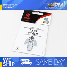 Red Fox QS-48026 1/48 3d Instrument Panel for Saab AJ-37 Viggen for Italeri