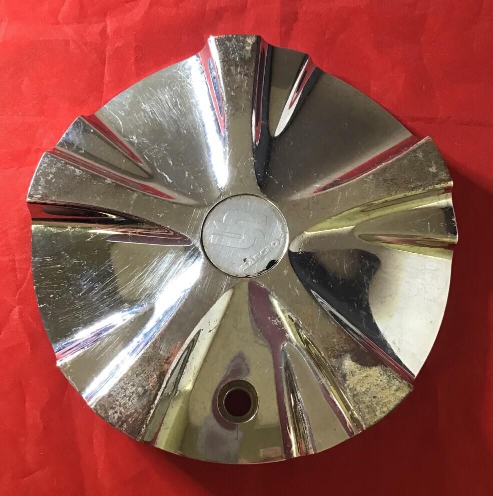 ONE USED SANCRO KRUZ KOKY WHEEL CENTER CAP # TR825 CUSTOM AFTERMARKET 7810