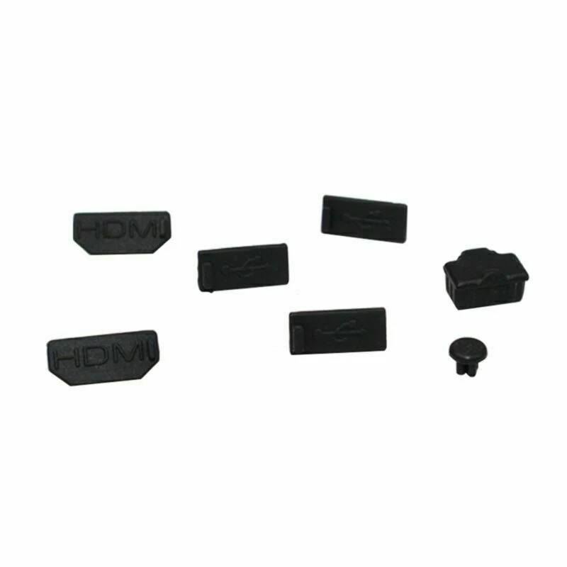 7pcs Silicone Anti-dust Port Cover Clean Stopper Cap for Xbox One X Game Console - Image 2 of 4