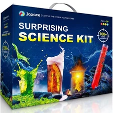 Japace Science Kit 100 Experiments STEM Learning Fun for Kids Safe Educationa...