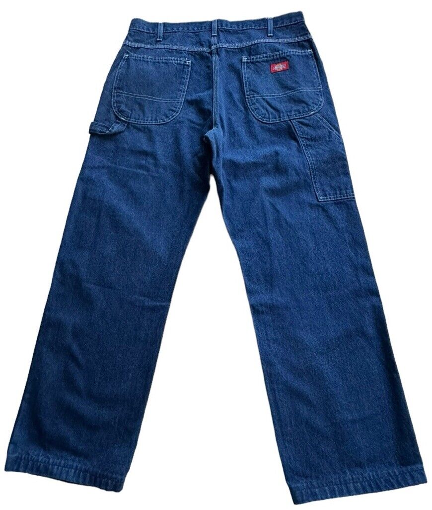 Vintage Dickies Utility Jeans Mens 36 Relaxed Blue Baggy Vintage Dickies Utility Jeans Mens 36 Relaxed Blue Baggy