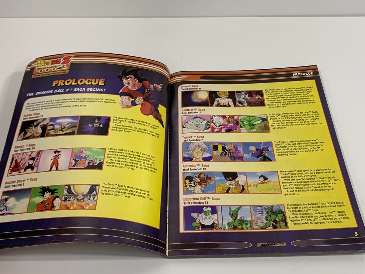 Dragon Ball Z Budokai 2 Prima Games Official Strategy Guide Book