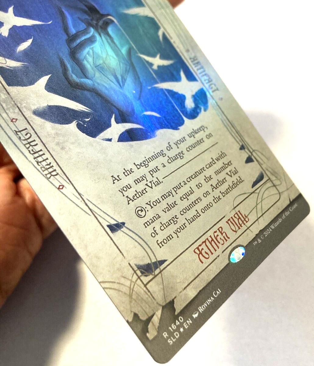 MTG Aether Vial RAINBOW FOIL Secret Lair Rovina Cai 1640 NM | eBay
