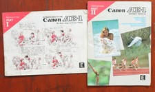 CANON AE-1 INSTRUCTION BOOK IN TWO PARTS, 22 AND 44 PAGES EACH/156997